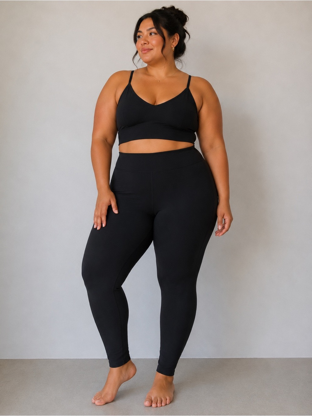 HUE Black Leggings – Women’s XL